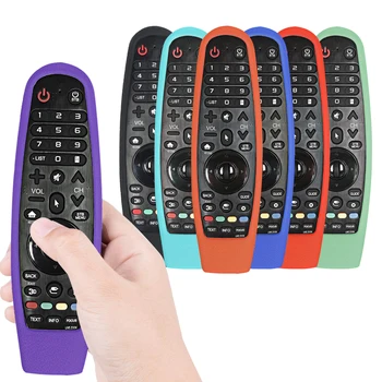 Silicone Case Protective Sheath Fit for LG AN-MR600/650 AN-MR18BA AN-MR19BA AN-MR20GA Home Smart TV Magic Remote Control Cover