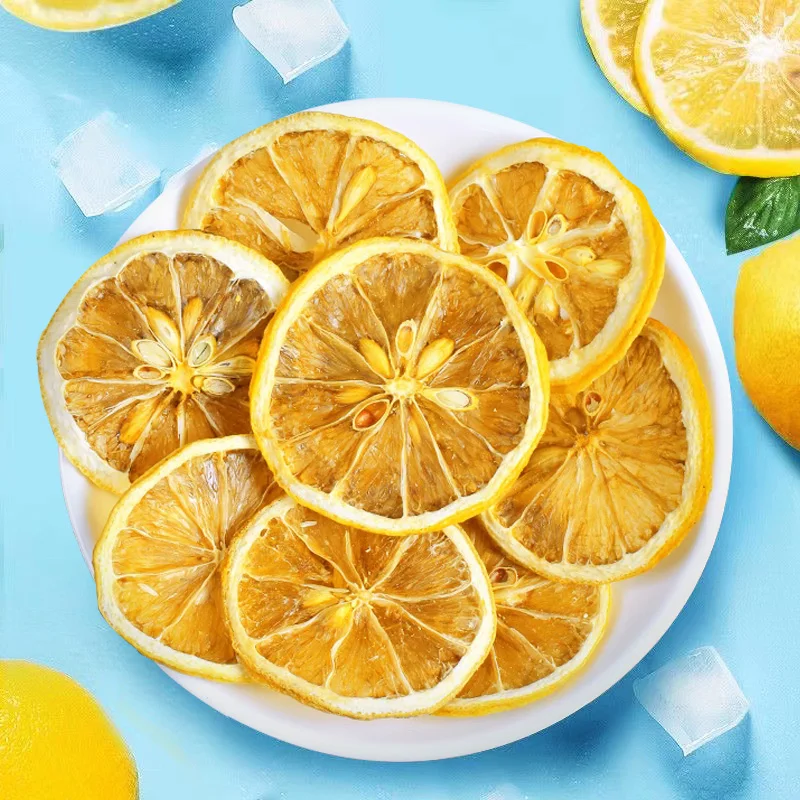 Factory Directly Supply Individually Wrapped Dry Lemon Sour Taste FD Drying Process Water Preservation Bulk Packaging