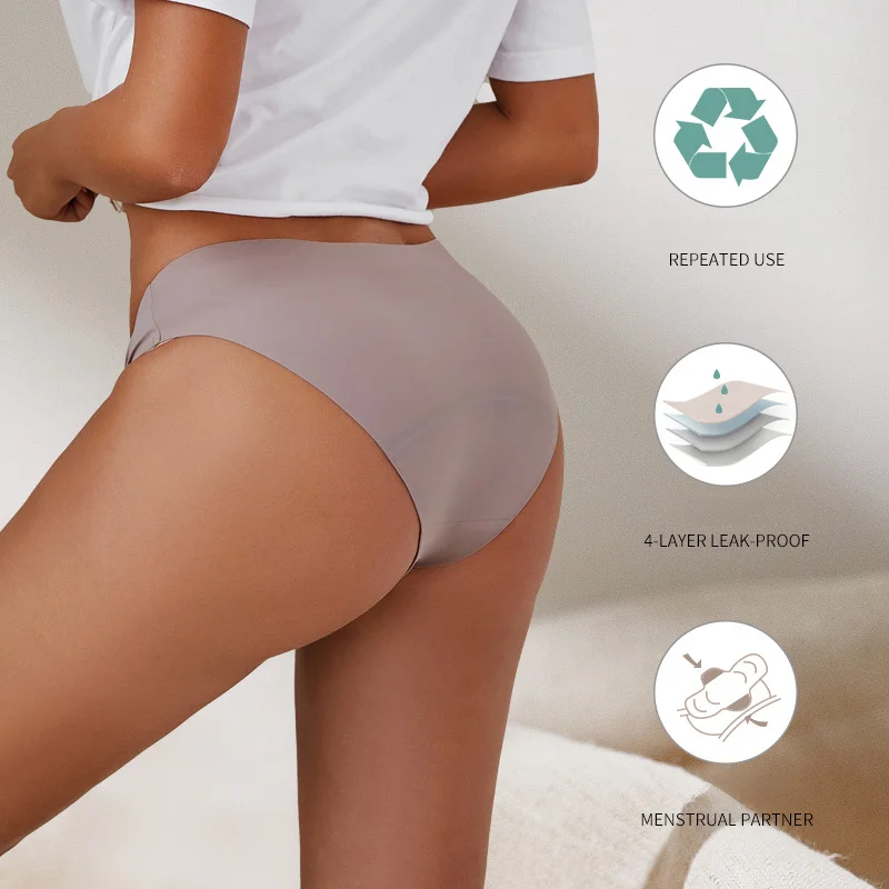 Plus-Size Low-Rise Period Brief -gusset reference
