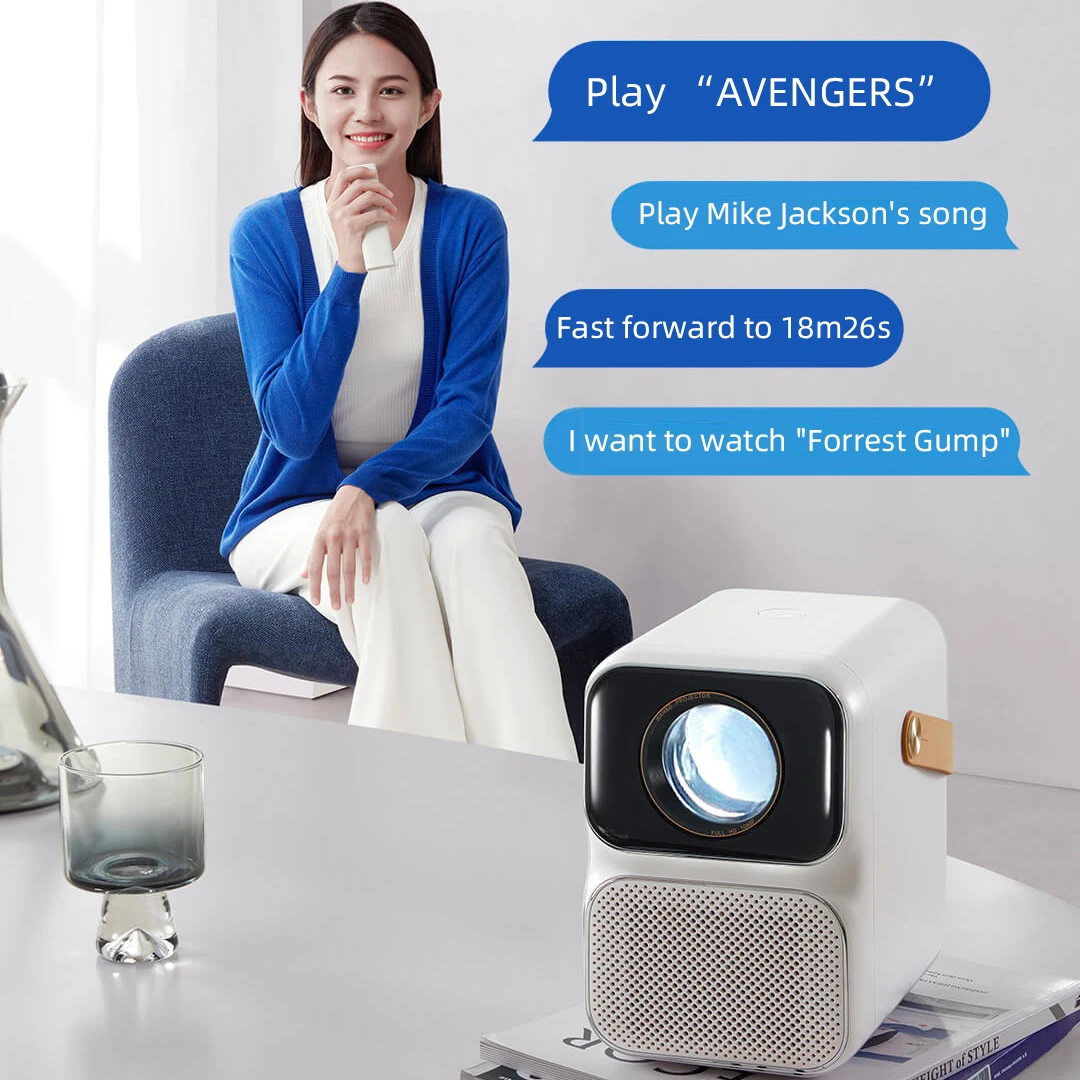 Портативный проектор Wanbo T6 MAX, 1080p, Android, 1080P, 5G, Wi-Fi, 550 Ansi-люмен, 2 Гб + 16 ГБ, умный Портативный светодиодный проектор T6Max