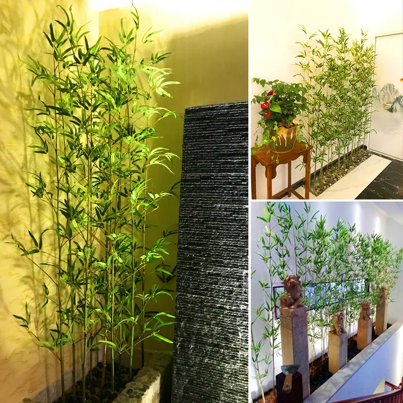Outdoor Fake Bamboo Artificial Bamboo Screen Artificial Bamboo Tree