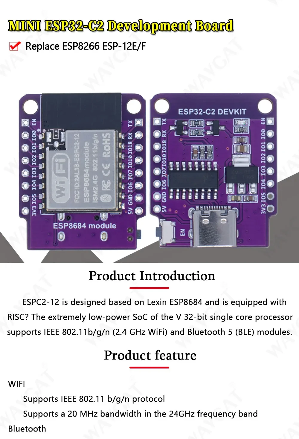 Wemos D1 Mini Esp8266 Esp32 Esp32-c2 Espc2-12 Devkit Serial Wifi ...