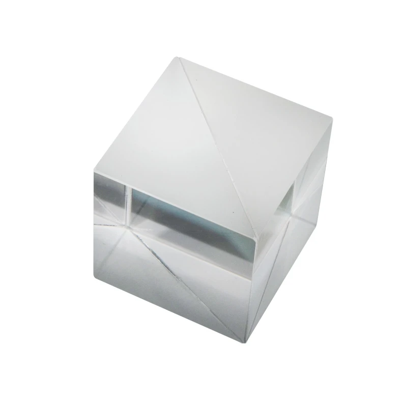 Custom Quartz K9 Optical Glass Cube Rectangular Prisms with Tetrahedral Beam Splitter Prism