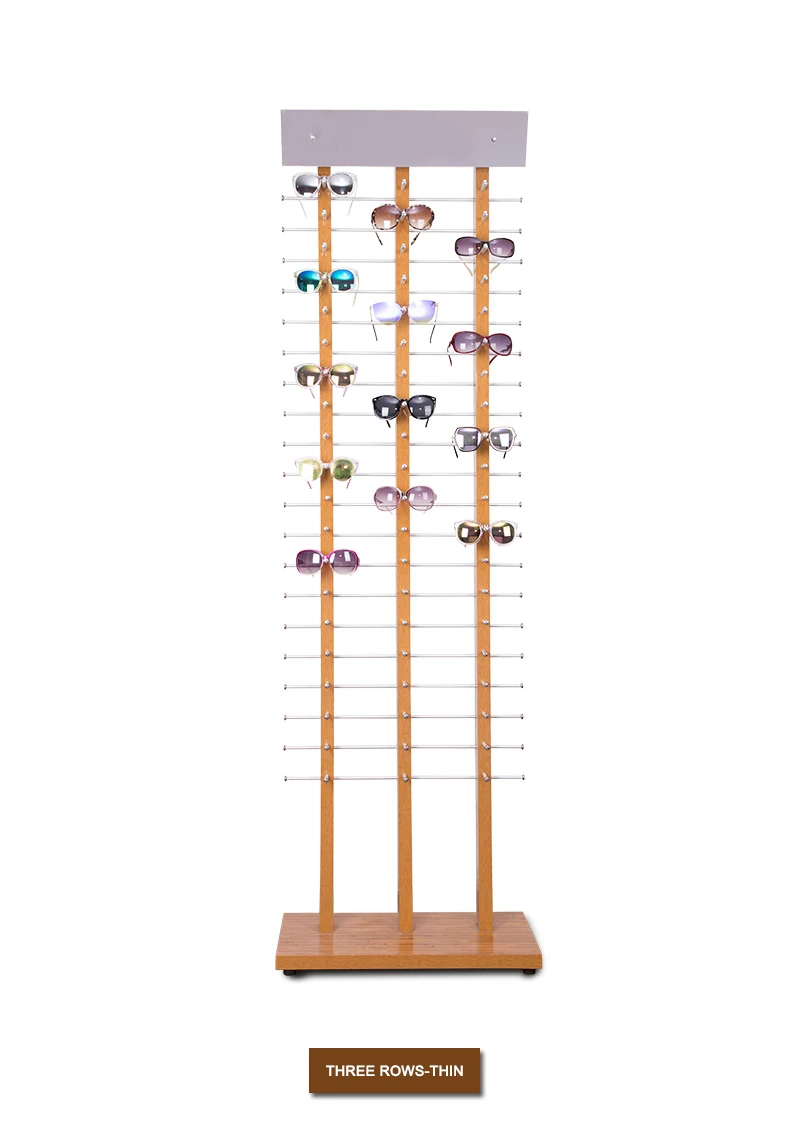 Kainice Wholesale Eyeglass Display Showcase Wood Customized