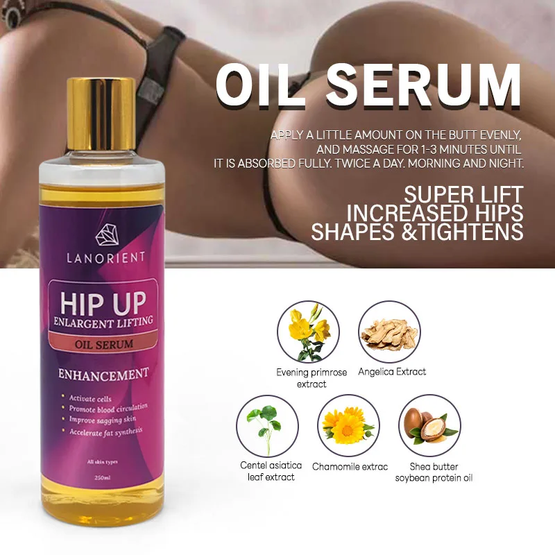 Pack De 6 Produits à Base De Maca Pour Grossir Fesses Et Hanches - Huiles Essentielles - Neuf