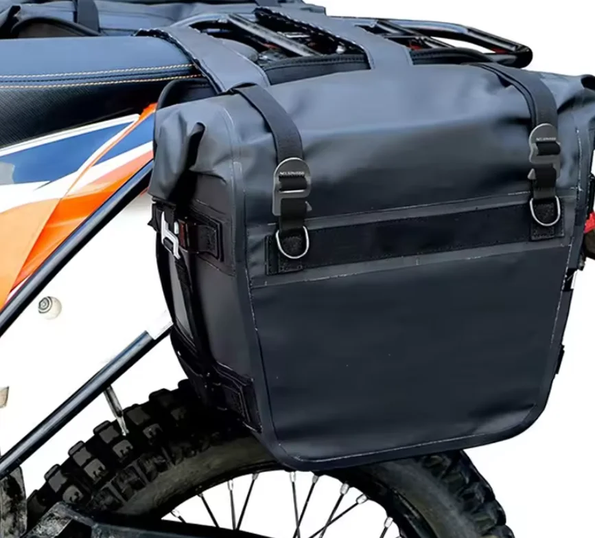 High Capacity Waterproof Motorcycle Saddle Bags
