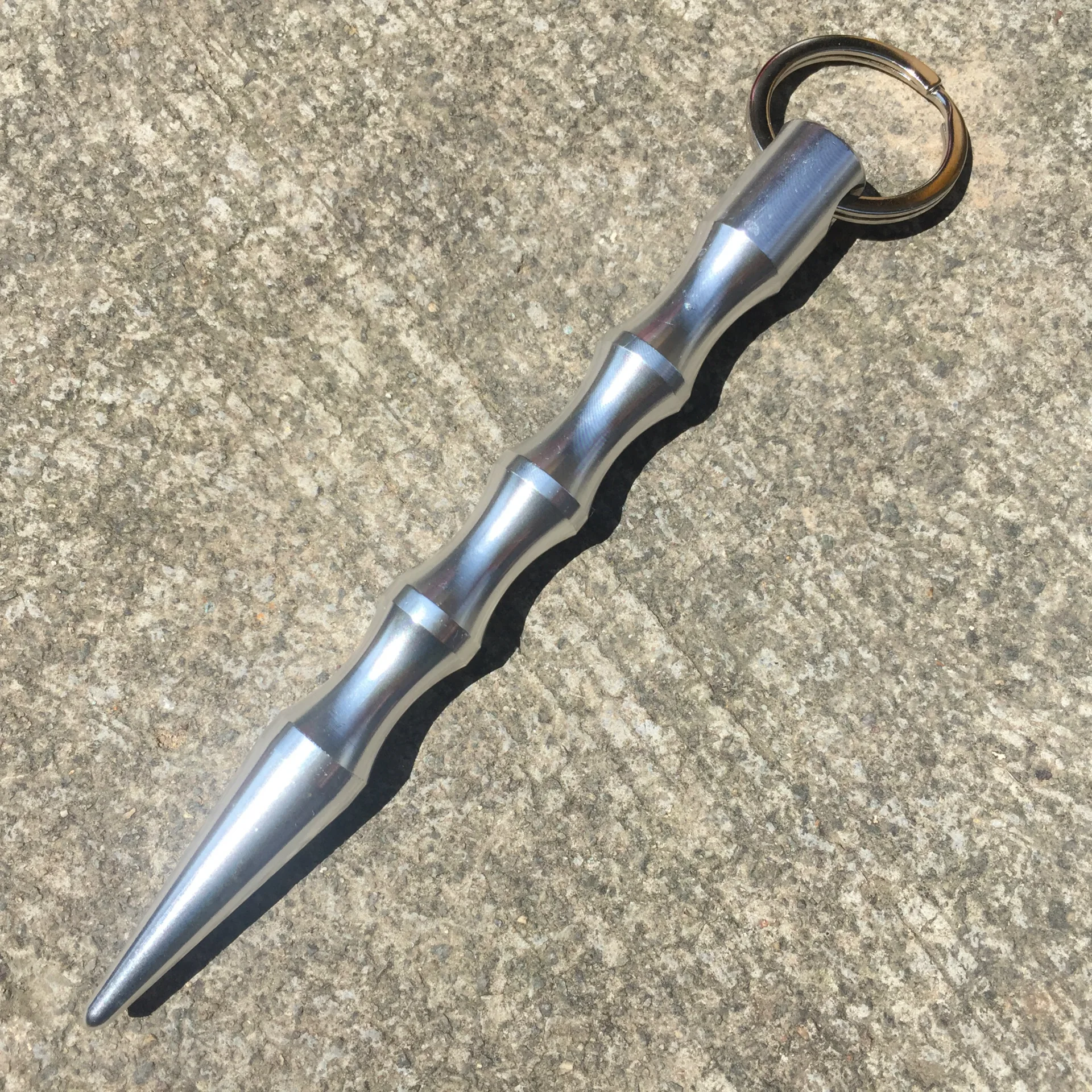 Women's Outdoor Selfdefense Stick Kubaton Keychain Student Key Pen New Aluminum Pointed Men Car