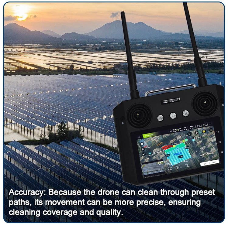 Joyance Solar Panel Cleaning System Robot Industrial Photovoltaic Drone Cleaner for Farms Home Use with Pump Core Component