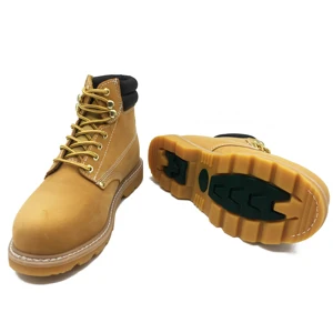 Wholesale 2026 Nubuck Leather Anti-Impact Unisex Safety Boots Steel Toe Mesh Lining Winter Spring Autumn Industrial Work Place