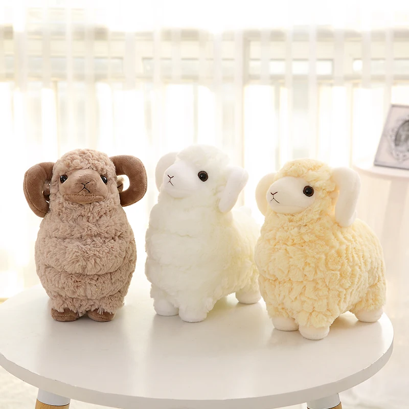 2023 Factory Creative Design Lovely Standing Lamb Stuffed Toy Custom 10 ...