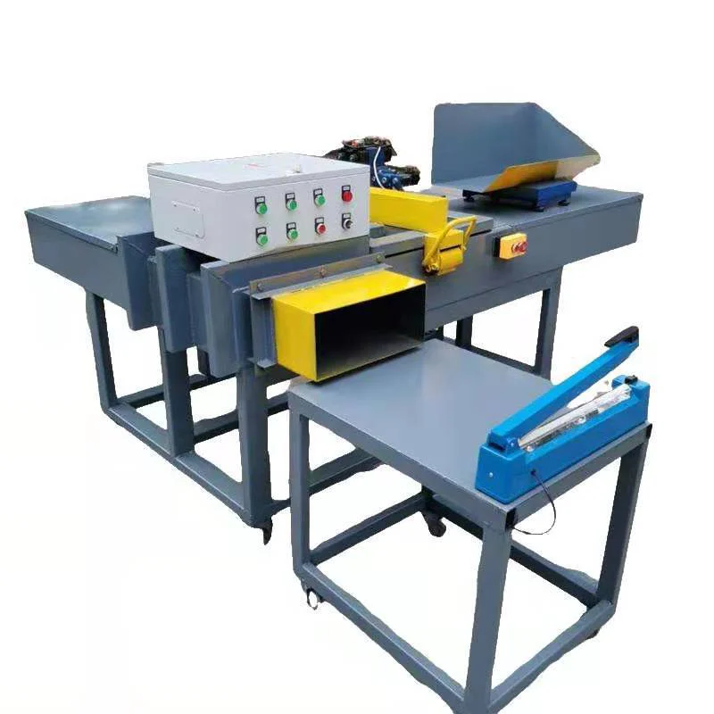 Horizontal Constant-weight Wiping Rags Compress Machine Bagging Old Cloth Bundling Machine / Rag Baler Rags Packer Machinery