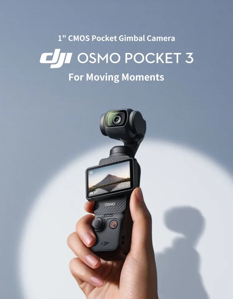 Dji Osmo Pocket 3 Creator Combo 3 Axis Gimbal 4k Camera Mini Pocket3 ...