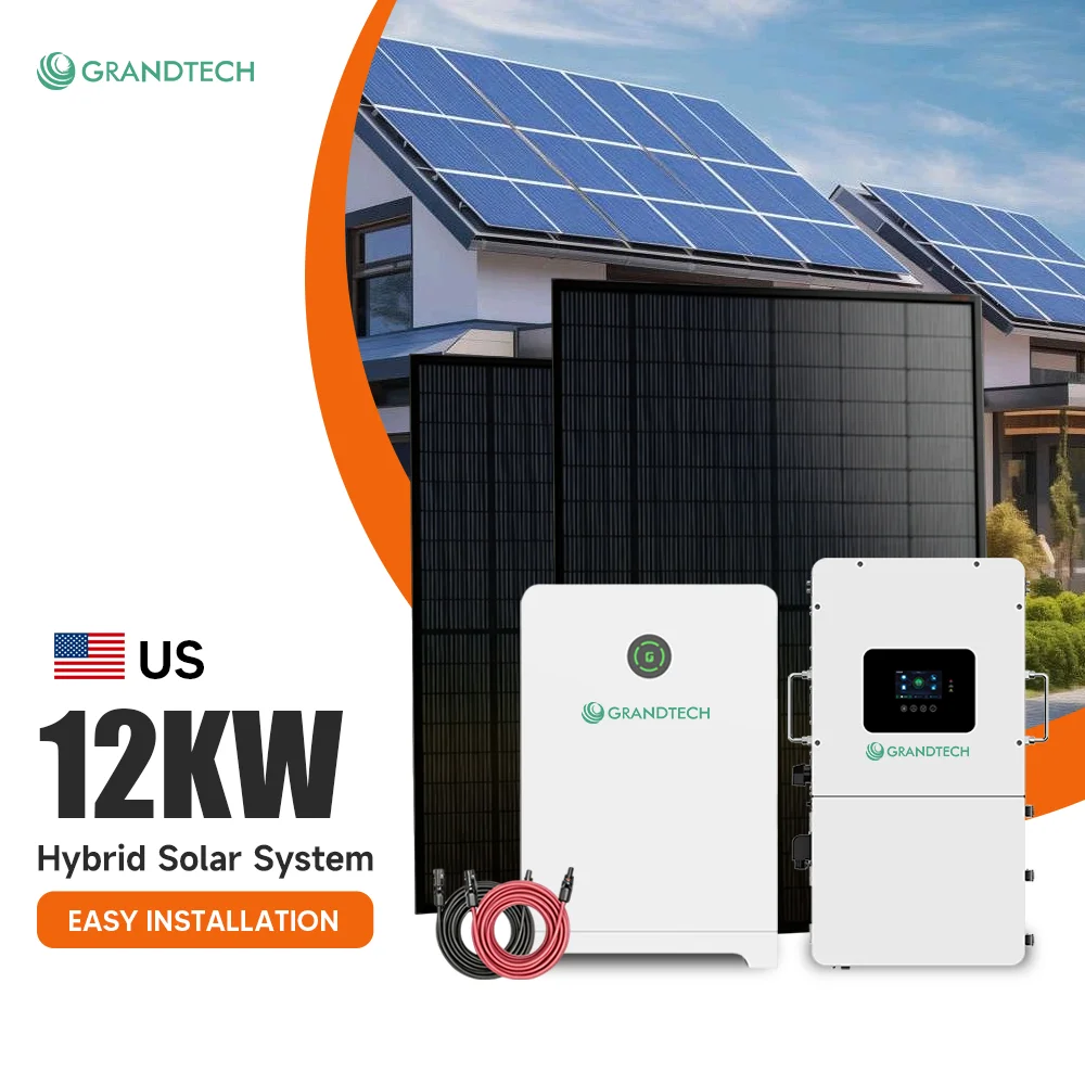 System Cyflawn Rhaglennu Hylifol Haulol Rhannu Fas 5kW 8kW 10kW 12kW 48V ar Siatâl neu Allan o Siatâl System Rhaglennu Haulol Cymysg ar gyfer Cartref