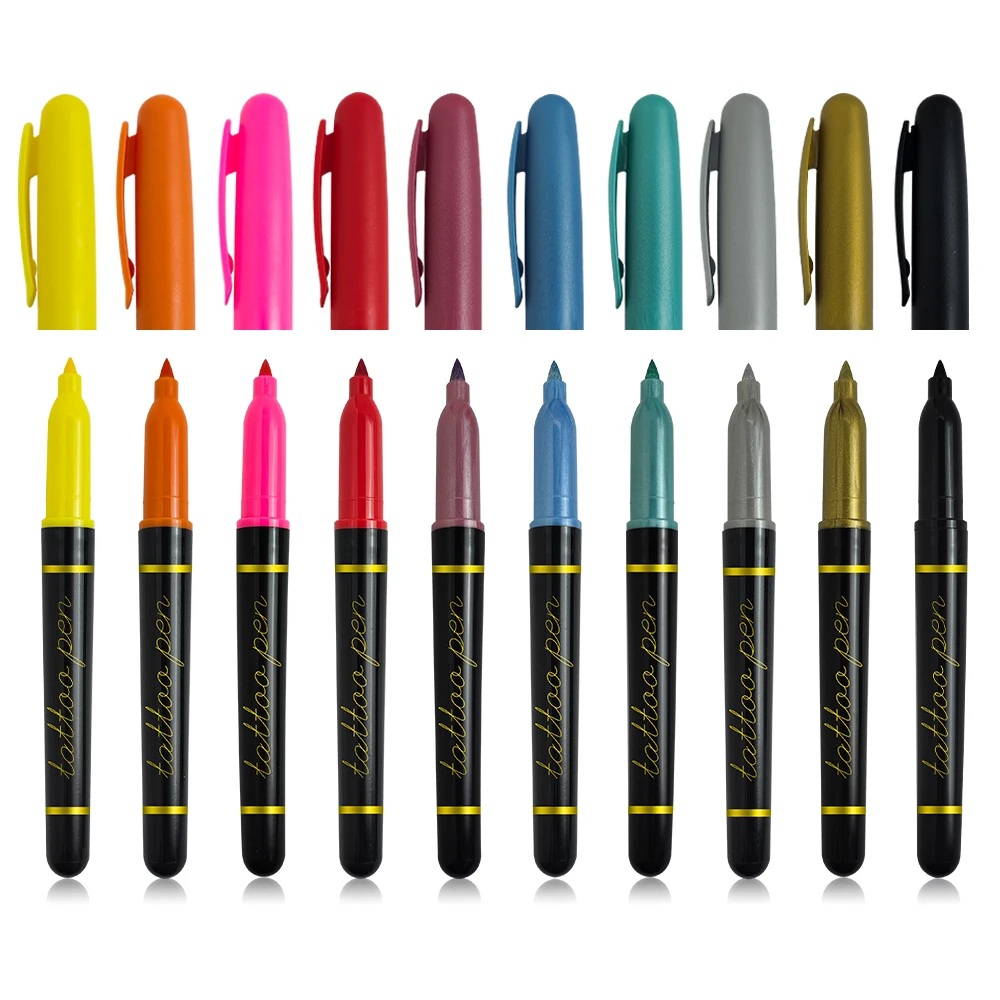 Water Soluble Safe Washable Painting Kit Kids Skin Logo Body Face Paint  Temporary Tattoo Marker Pen