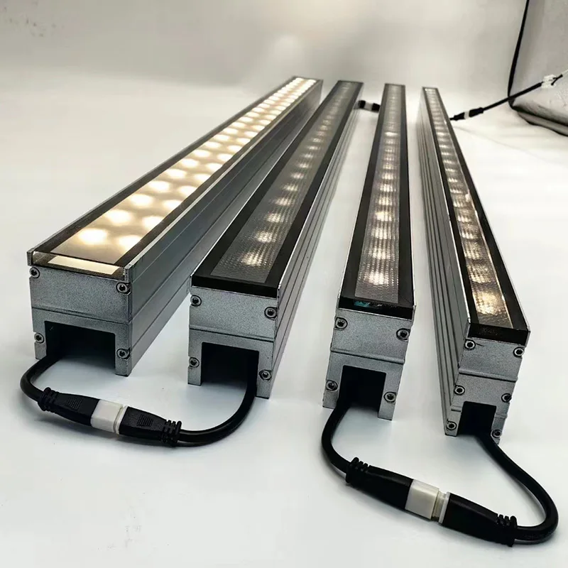 18W & 24W IP65 Waterproof LED Linear Inground Strip Light Outdoor Underground Linear Inground Light 10-12 Meter