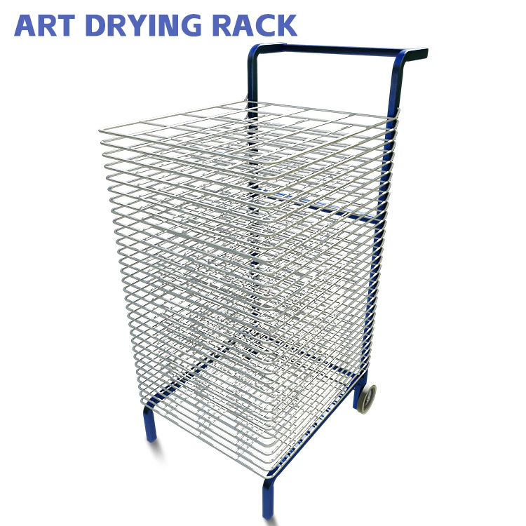 Jh-Mech 20 Shelves Wall Mounted Spring Loaded Art Drying Rack - China Art  Drying Rack and Spring Loaded Art Drying Rack price