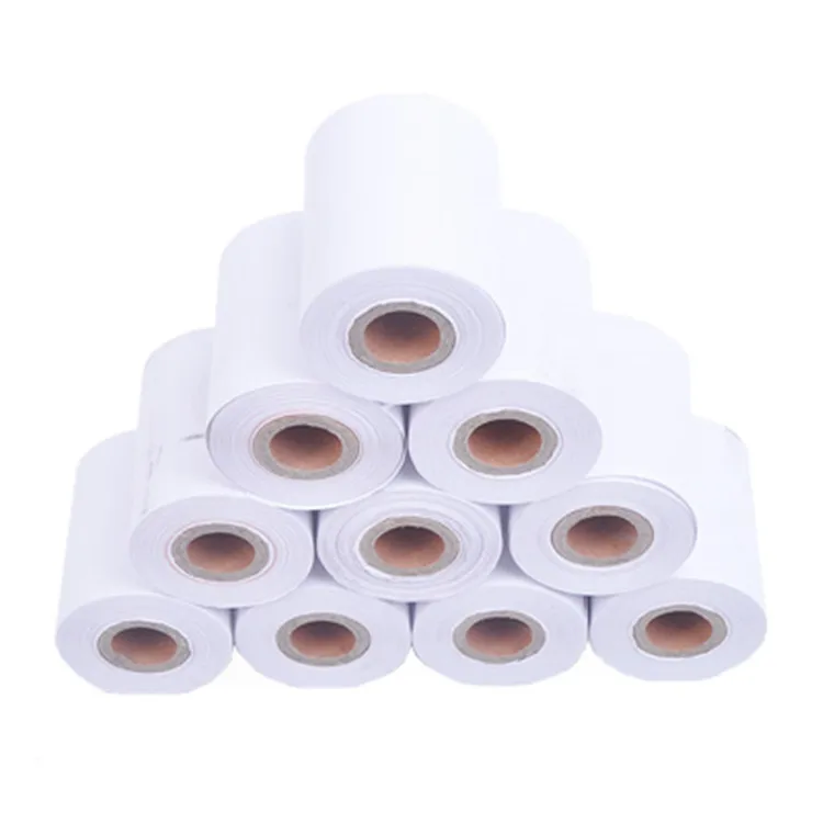 80mm 57mm 48gsm 55gsm 65gsm White Pos Terminal Cash Register Paper Atm Receipt Thermal Paper Roll