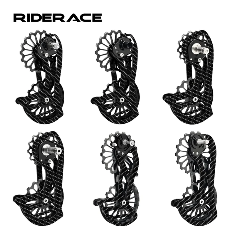 Dérailleur Arrière Vélo De Route En Carbone - 11 Vitesses, Pour Poulie 17T, Compatible Shimano