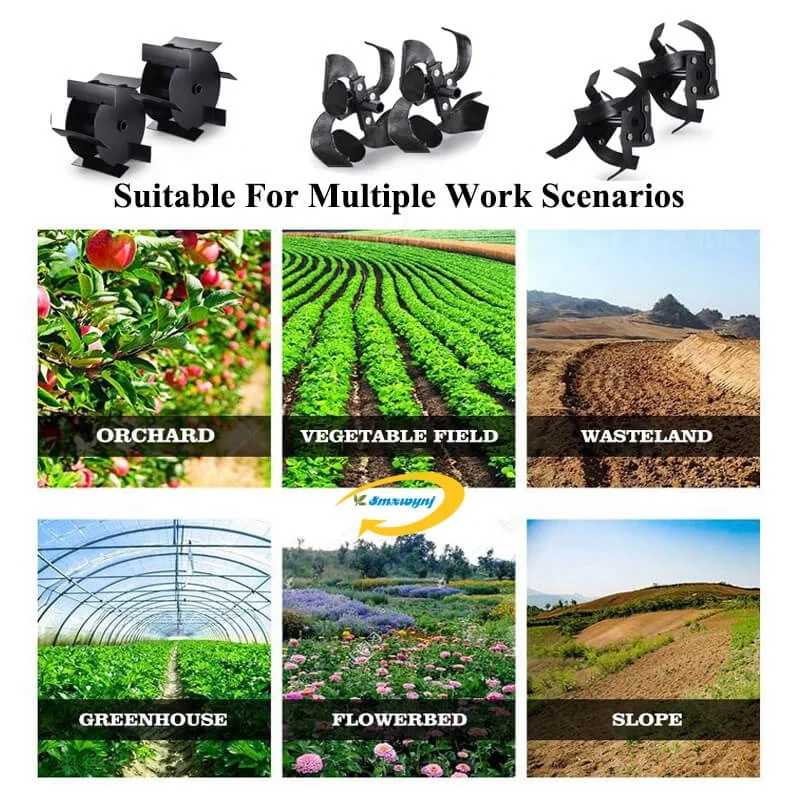 Inter Row Power Tiller Cultivator Simple Farm Tools With Cultivators