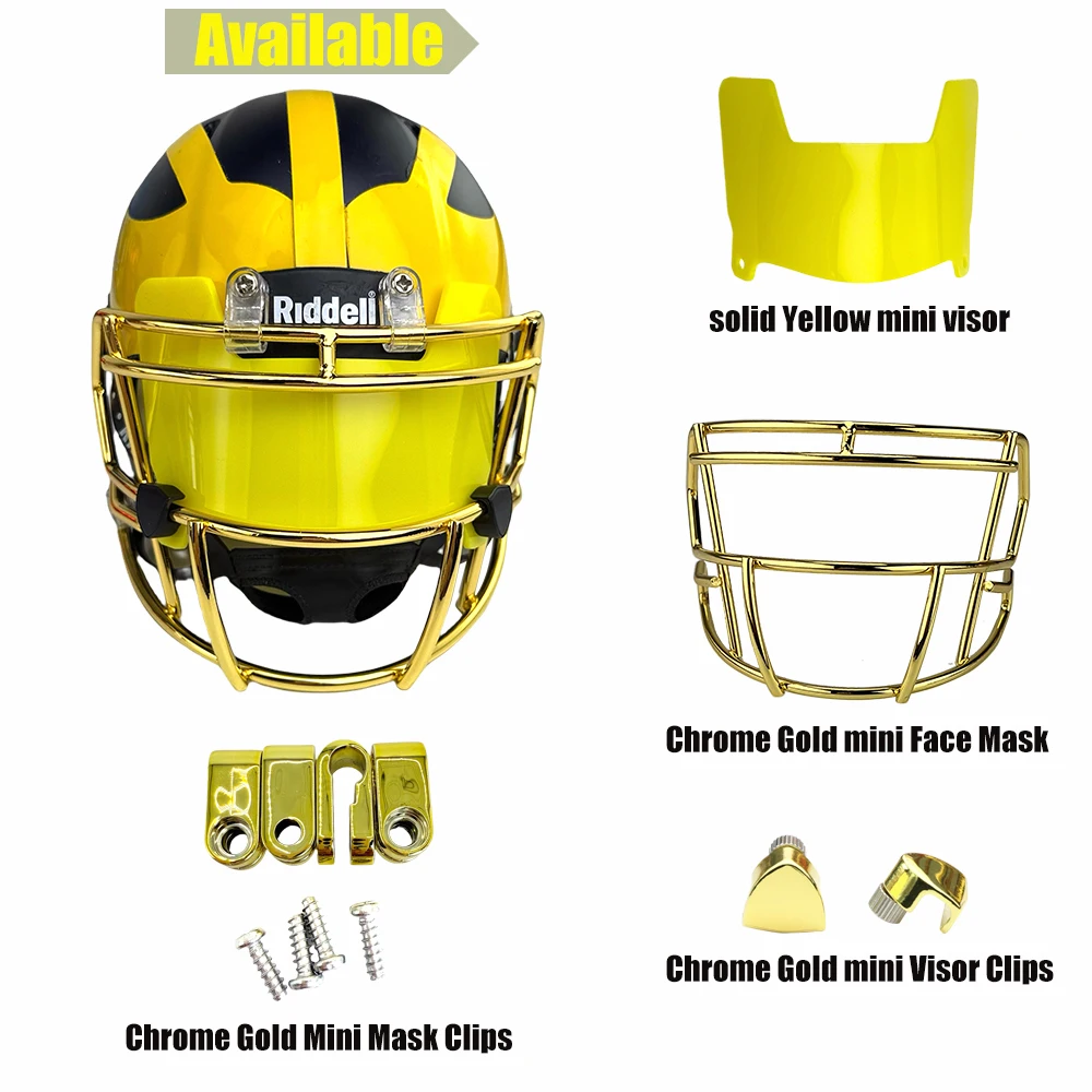 Mini Football Helmet Visors Perfect for Collector Display