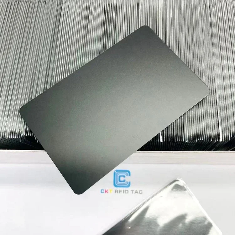 Customized Black Matte PVC RFID NFC Card NFC Business Cards
