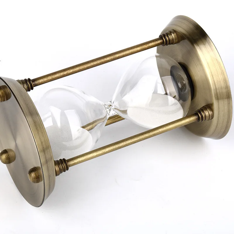 Напрямую купить Китай лучшая цена роскошные декоративные песочные часы таймер бронзовые металлические