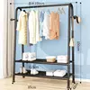 100CM - Black [Double-layer mesh garment hook].
