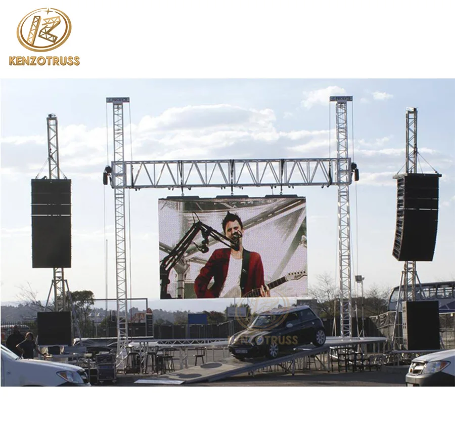 Aluminum Truss Displays Line Array Speaker Truss PA Tower on Sale