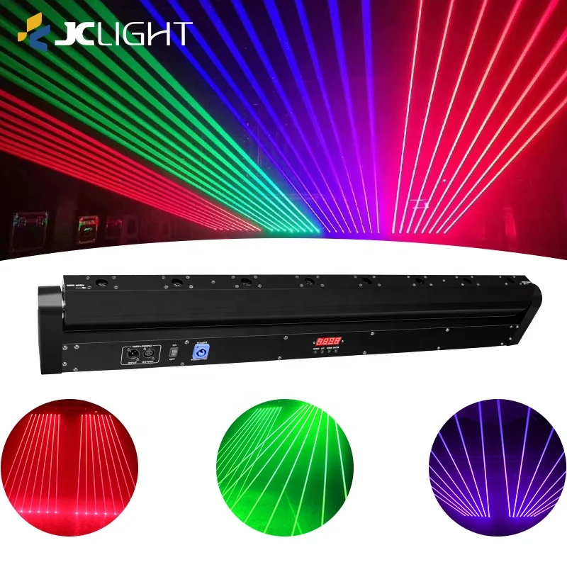 バー・DJクラブ向け8眼レーザーライトショー ステージ用DMX RGB