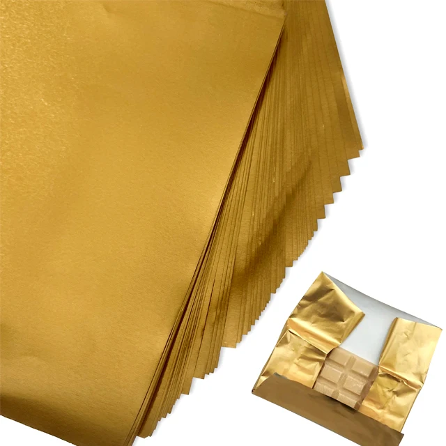 Custom Printed Color Candy Chocolate Packaging Aluminum Foil Paper Material Food Composite Sheet for Food