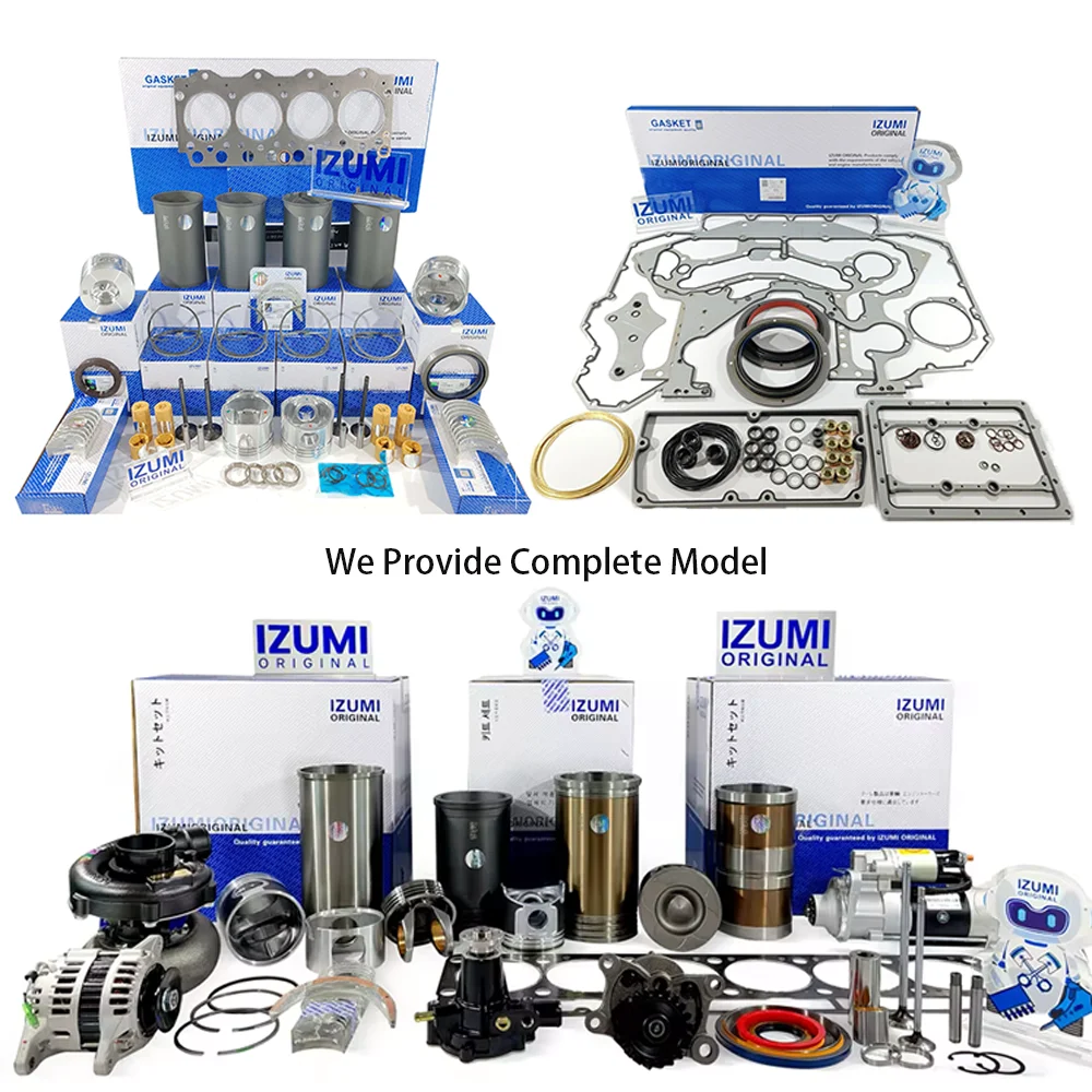 IZUMI ORIGINAL QSX15 QSM11 ISG ISX15 QSZ13 VT28 Diesel Engine Parts Overhaul Rebuild Repair Liner Kit for CUMMINS