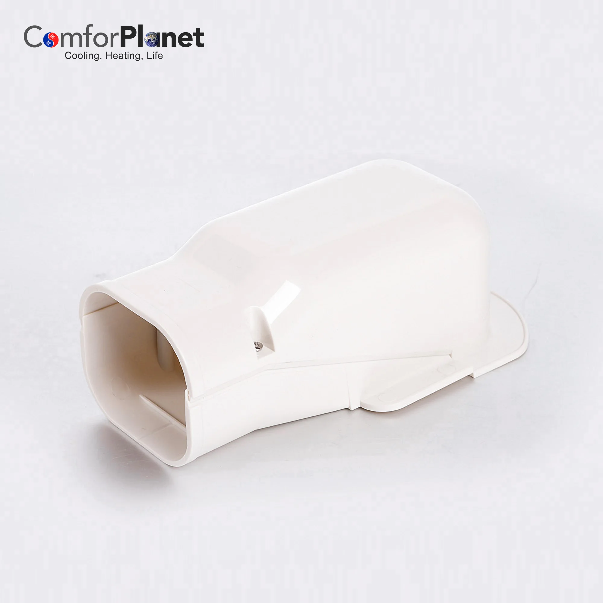 Hvac White Line Set Cover Pipe Decorative Plastic Pvc Cable Trunking