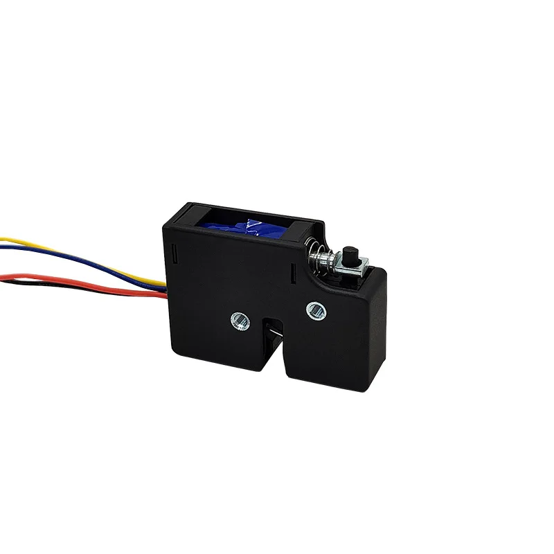 Small Electronic Cabinet Lock Coil Free DC5V or DC12V or DC24V Electric Bolt Lock Hidden Invisible Cabinet Door Lock