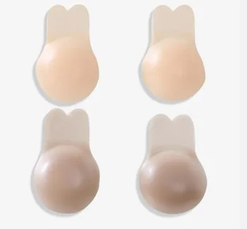 factory wholesale Fashion Rabbit ear nipple cover Self Adhesive Push Up Bra Lifting women underwear  intimate accessories