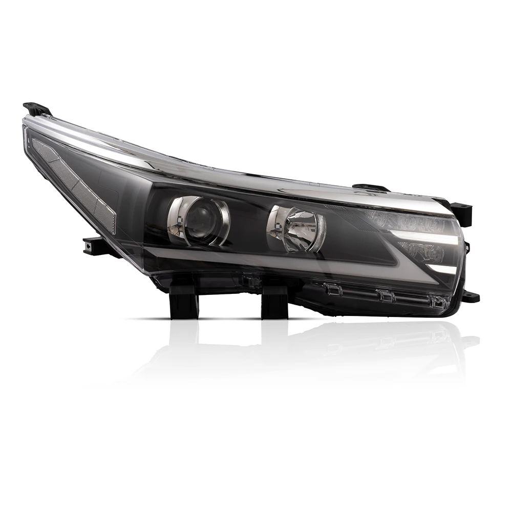 LED Headlight Upgrade Assembly for Toyota Corolla 2014-2016 Lexus Style  Car Headlignts Daytime Running Lights