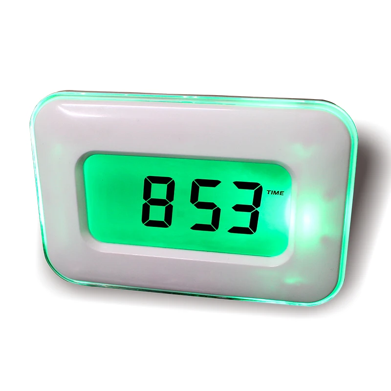 2022 настольная светодиодная подсветка RGB с большим ЖК-дисплеем и будильником