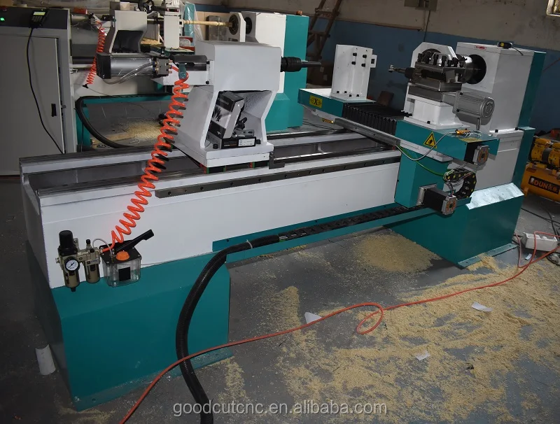 Cnc Atc Wood Turning Lathe Machine Wtih 4 Atc Tools for Bowl