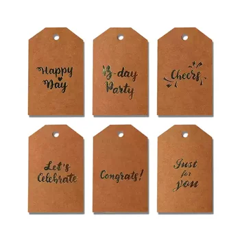 Wholesale Customizable Colorful Kraft Paper Labels Factory Direct Irregular Tag Printing Personalized Paperboard Printing