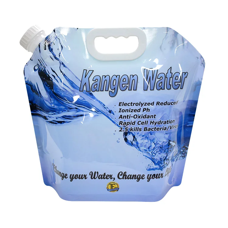 5L BPA Free Portable Water Bag for Kangen Alkaline Water OEM