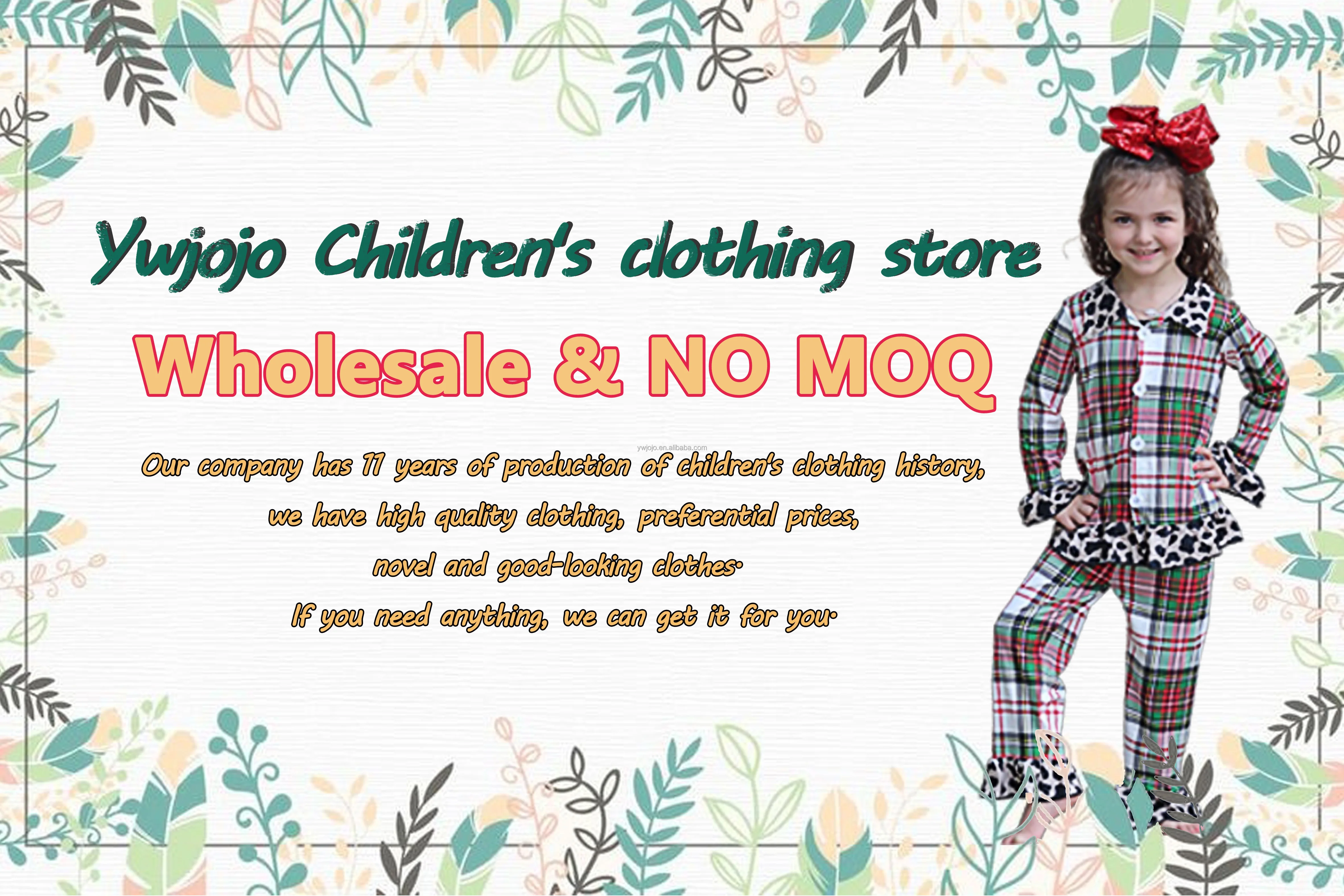 Christmas Green Dog Cartoonpajamas Pants Outfits Wholesale Baby Western