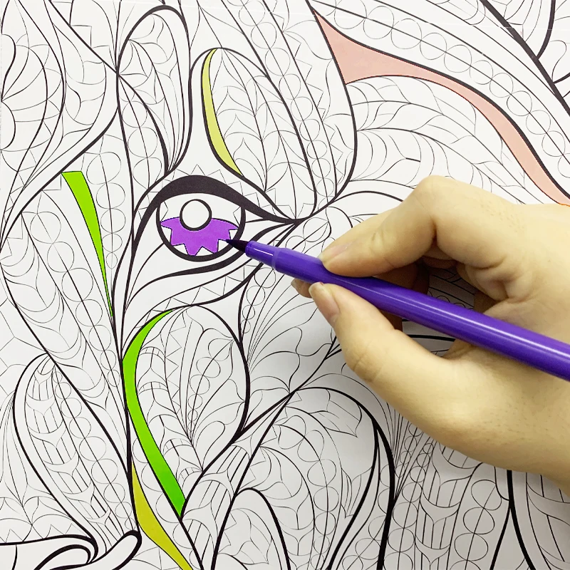 New Arrival Doodle Art Coloring,Coloring poster for kids,Coloring pages for kids and adults