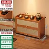 Mueble auxiliar de ratán plástico 3-50cm