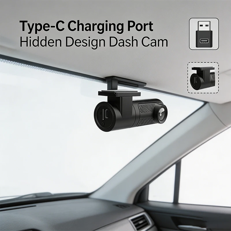 VIEVGUARB VS110 Dash Cam Loop Recording G-Sensor App Control 4K FHD WiFi Dual Lens 150 Angle Built-in GPS