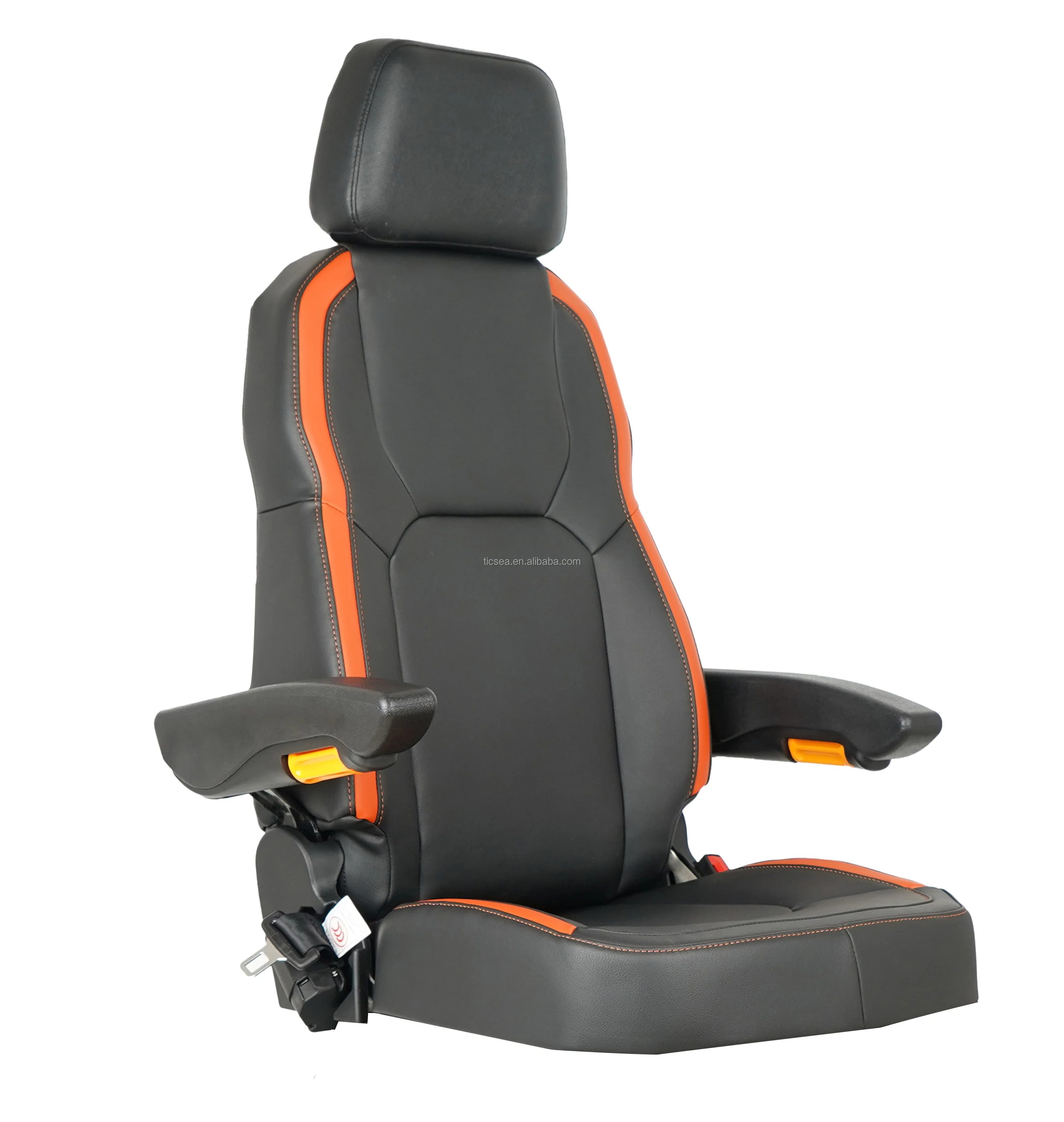 Shock Absorbing Boat Seats Marine Suspension Seat Pvc Cover Waterproof