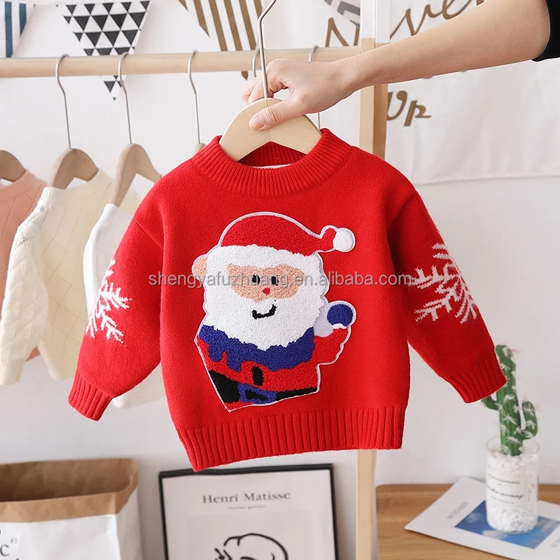 Wholesale Good Quality Children's Sweaters New Design Kids Sweater Clothes Fashion Long Sleeve Cartoon Knit Sweaters