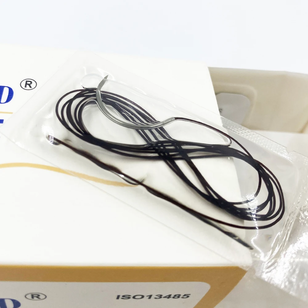 Absorbable Different Types Suturas Nylon Monofilament Polyglactin PGLA Surgical Sutures