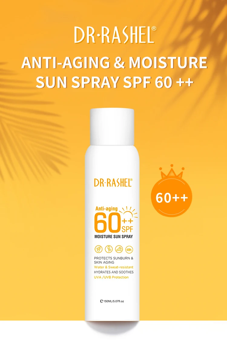 DR RASHEL  Anti-aging and Moisture Sun Spray SPF 60++ 150ml Sunscreen Spray