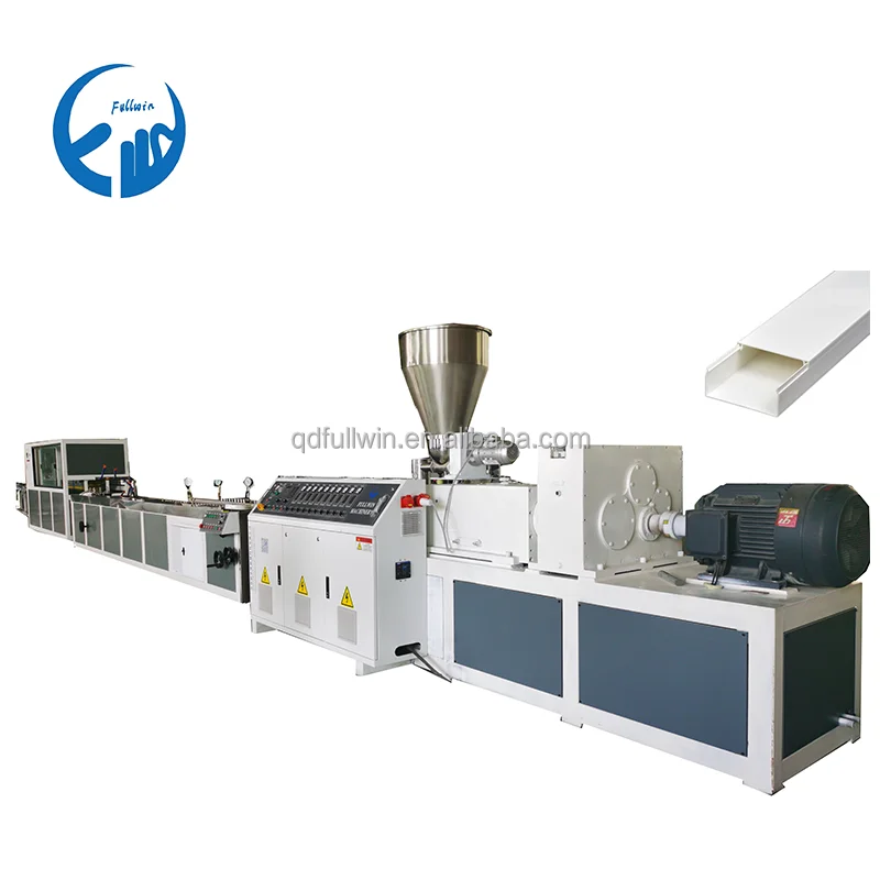 Full Automatic PVC Cable Trunking Extrusion Machine/PVC Cable Tray Duct ...