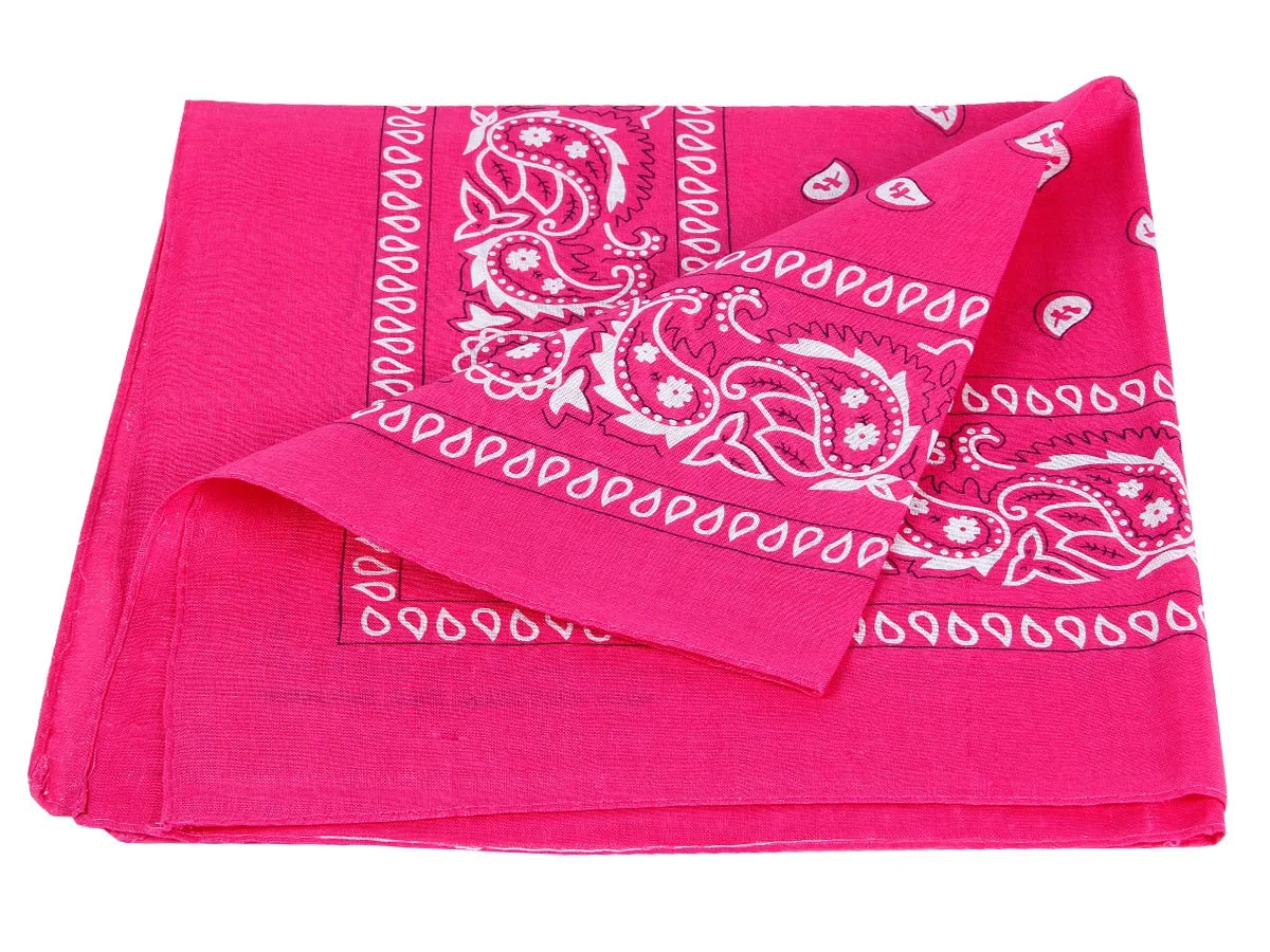 
 Полиэстеровый/хлопковый головной шарф с принтом логотипа на заказ, бандана Пейсли  