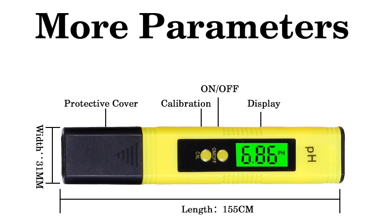 Digital PH Meter Tester Manufacturers  Low Price With Auto Calibration Digital Portable PH Meter for Water ph test